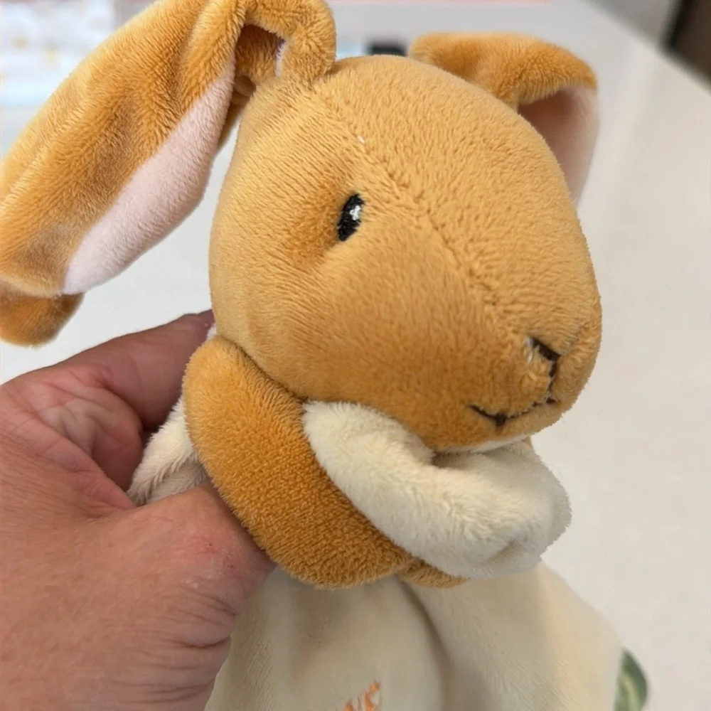 Guess How Much I Love You Bunny Plush Security Blanket Lovey Rabbit
